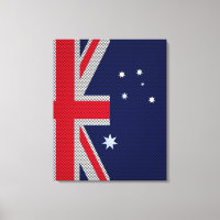 Diseño de bandera de Australia en un estilo cromad