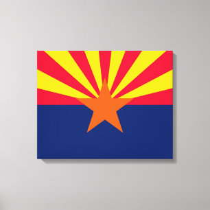 Lienzo Diseño de bandera estatal de Arizona
