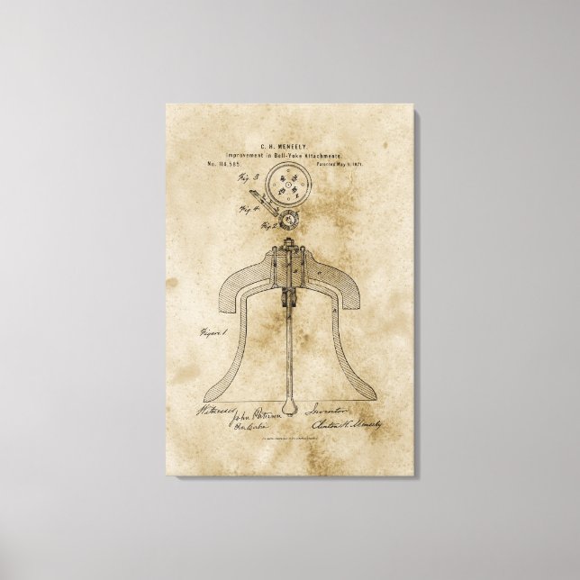 Lienzo Diseño de Bell Yoke (Anverso)