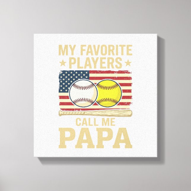 Lienzo Diseño de camiseta de jugadores de béisbol y sóftb (Anverso)