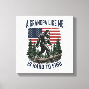 Lienzo Diseño de camiseta de la bandera americana vintage