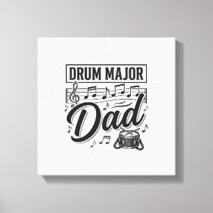 Lienzo Diseño de camiseta de música vintage de director d