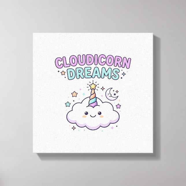 Lienzo Diseño de camiseta gráfica de moda de sueños de Cl (Anverso)