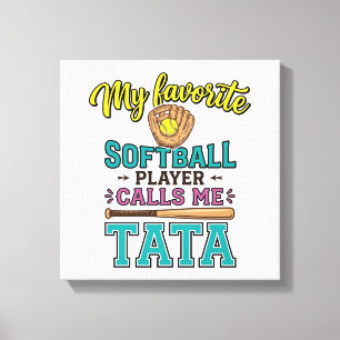 Lienzo Diseño de camiseta TATA Me Llama Jugador Favorito 