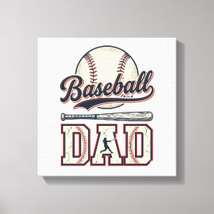 Lienzo Diseño de camiseta vectorial de béisbol vintage pa