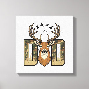 Lienzo Diseño de camiseta vectorial de camuflaje para caz
