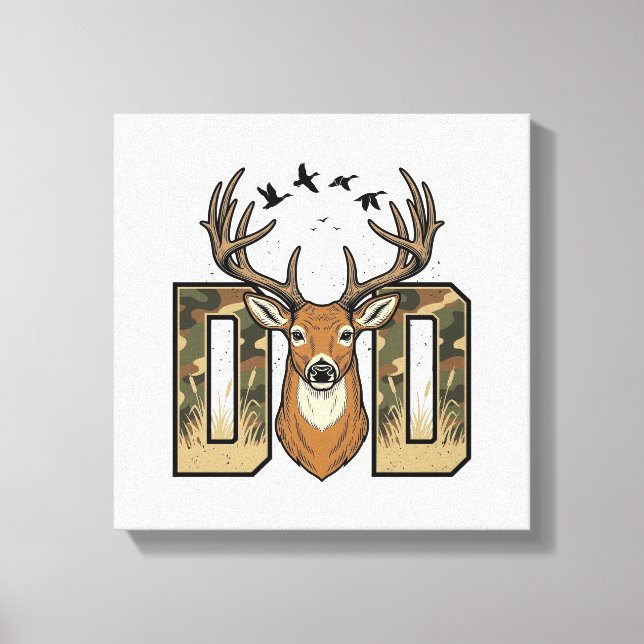 Lienzo Diseño de camiseta vectorial de camuflaje para caz (Anverso)