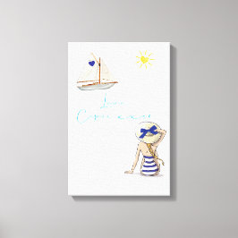 Lienzo Diseño de Carta de Amor - Amor, Capri xxoo