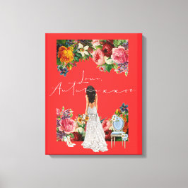 Lienzo Diseño de carta de amor - Amor, Otoño xxoo