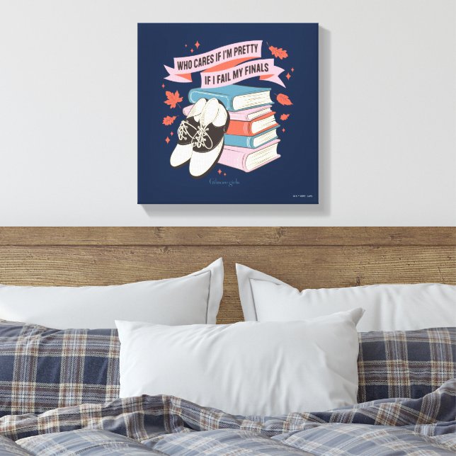 Lienzo Diseño de cita de finales de Gilmore Girls (Insitu(Dormitorio))