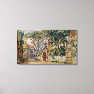 Lienzo Diseño de escenario para el 'Oprichnik' de Tchaiko