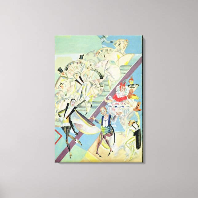 Lienzo Diseño de etapa para la opereta (Anverso)
