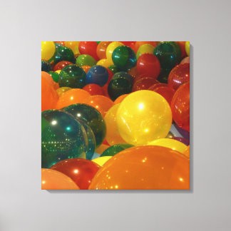 Lienzo Diseño de Fiestas coloridos de globos