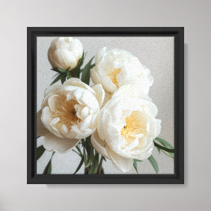 Lienzo Diseño de Flor de Rosa elegante moderno
