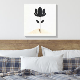 Lienzo Diseño de flores abstractas