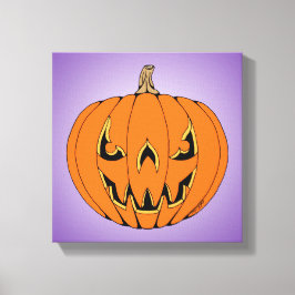 Lienzo Diseño de Halloween Scary Jack-o'-Lantern