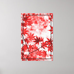 Lienzo Diseño de hojas de arce