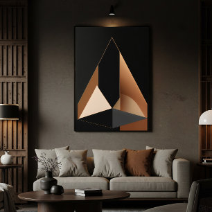 Lienzo Diseño de interiores de lujo moderno abstracto