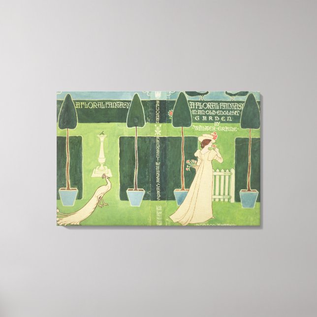 Lienzo Diseño de la chaqueta de libros para 'Una fantasía (Anverso)