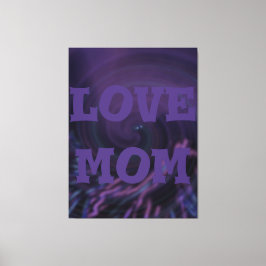 Lienzo Diseño de la madre de amor moderno y elegante