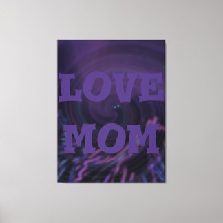 Lienzo Diseño de la madre de amor moderno y elegante