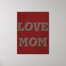 Diseño de la mamá del amor moderno elegante_brown_