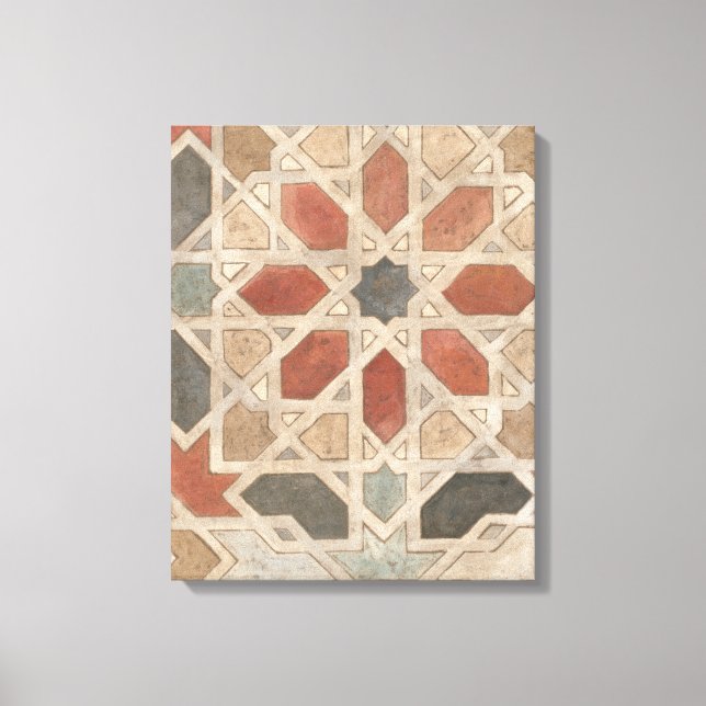 Lienzo Diseño de Marrakech no embellecido II (Anverso)