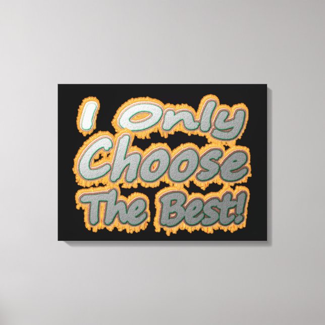 Lienzo Diseño De Material Artístico Cuto Acerca De "Elegi (Anverso)