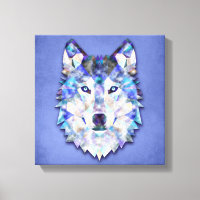 Diseño de medios mixtos Wolf multicolor 1