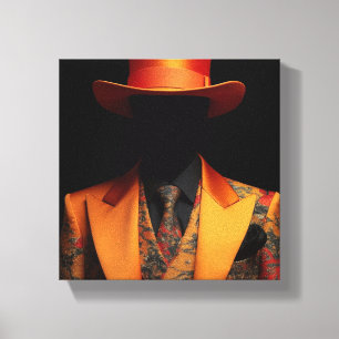 Lienzo Diseño de moda con Naranja