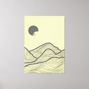 Lienzo Diseño de montaña