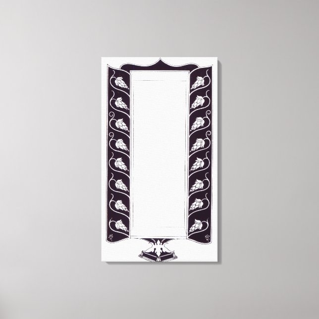 Lienzo Diseño de Motif, probablemente de "Le Morte d'Arth (Anverso)