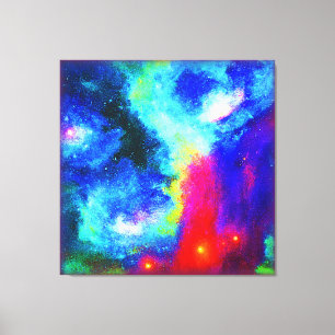 Lienzo Diseño de Nebulosa Galaxy. ¡Hazte con una en Zazzl