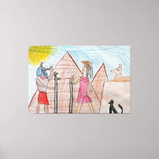 Lienzo diseño de niños (Anverso)