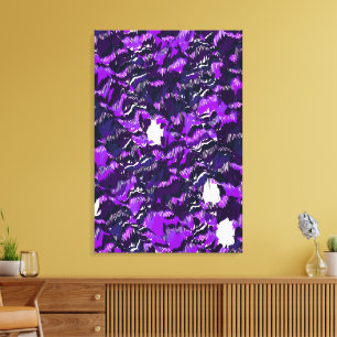 Lienzo Diseño de paisaje cuántico abstracto