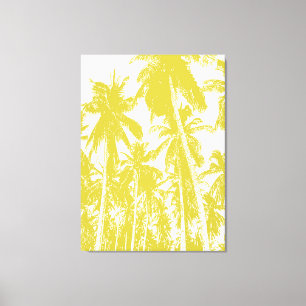 Lienzo Diseño de palmeras gráficas