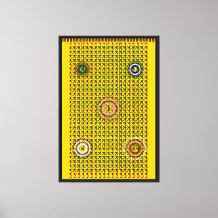 Lienzo Diseño de patrón de alfombra chino
