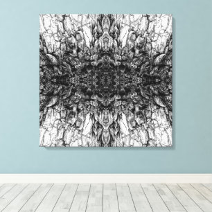 Lienzo Diseño de patrón de foto en blanco y negro de cort