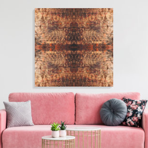 Lienzo Diseño de Patrón de Foto en Primer Plano de Madera
