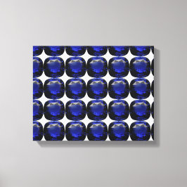 Lienzo Diseño de patrón de zafiro azul