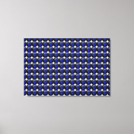 Lienzo Diseño de patrones de zafiro azul