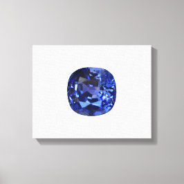 Lienzo Diseño de patrones de zafiro azul