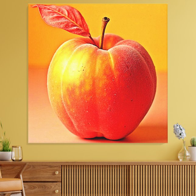 Lienzo Diseño de perfección de melocotón dorado (Insitu (Sala de estar))