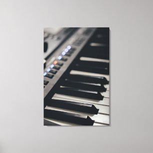 Lienzo Diseño de piano cuto