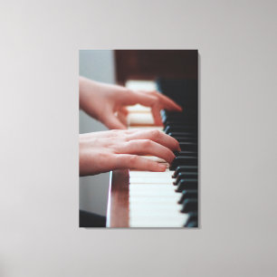 Lienzo Diseño de piano de bonito