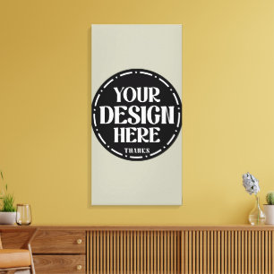 Lienzo Diseño de regalo personalizado de agradecimiento a