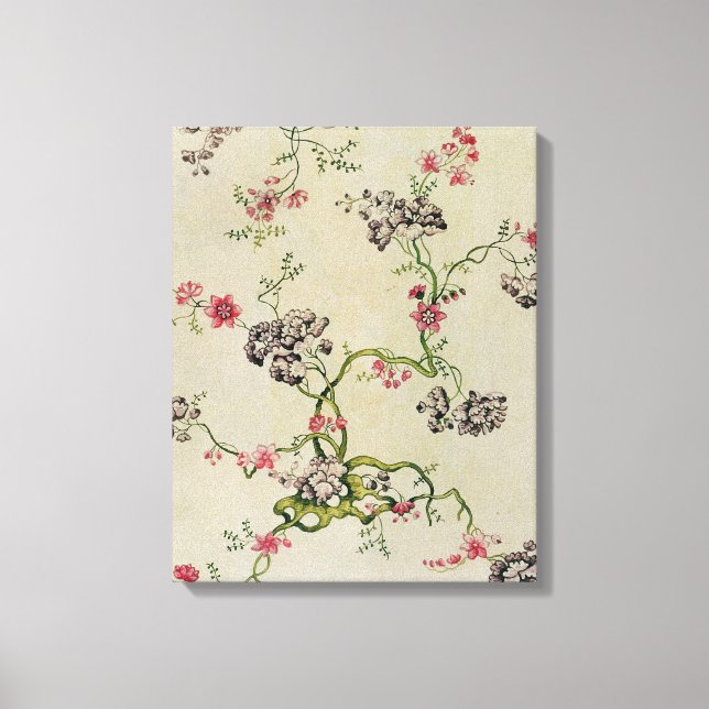 Lienzo Diseño de seda por Anna Maria Garthwaite, 1740 (Anverso)