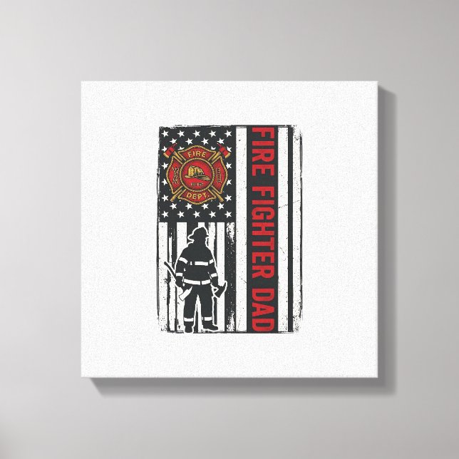 Lienzo Diseño de vector de bandera angustiado de papá bom (Anverso)