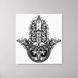 Lienzo Diseño decorativo 6 de Hamsa