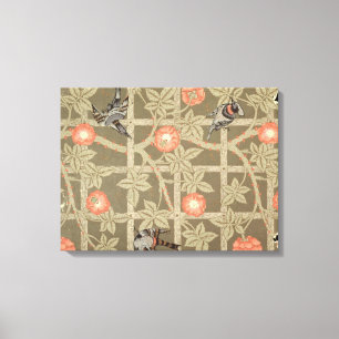 Lienzo Diseño del papel pintado del enrejado con un back